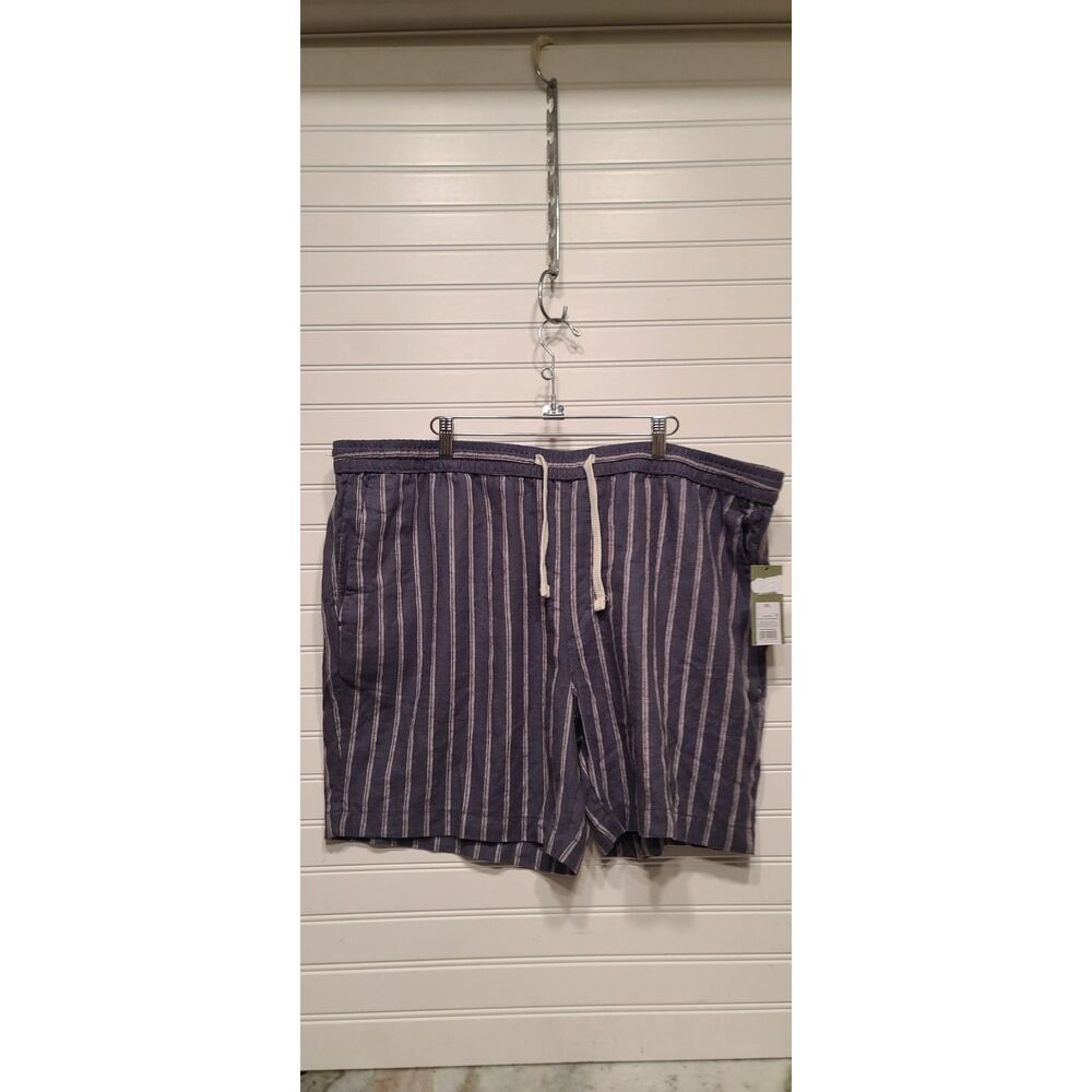 Goodfellow Mens Vacay Blue Striped Shorts Size XXL NWT